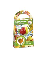Бомбочки для ванн "Черепашка", с ароматом груши (арт. С0709)