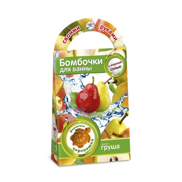 Бомбочки для ванн "Черепашка", с ароматом груши (арт. С0709)