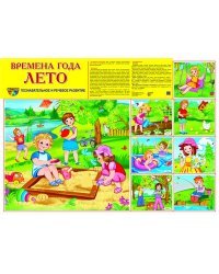 Демонстрационный плакат. Времена года. Лето