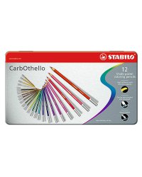 Цветная пастель Stabilo "Carbotello", 12 цветов