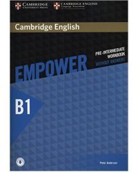 Cambridge English Empower Pre-intermediate Workbook without Answers with Downloadable Audio