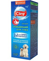 Лосьон очищающий для собак и кошек "Cliny" для глаз, 50 мл