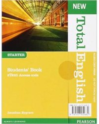 New Total English Starter Etext Students'. Book Access Card. Printed Access Code