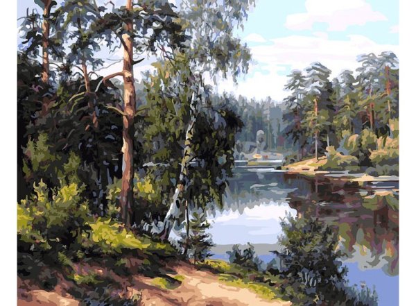 Живопись на холсте "Моя Карелия", 40х50 см Живопись на холсте "Моя Карелия", 40х50 см