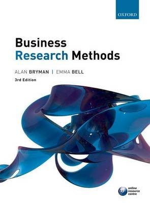 Business Research Methods. Third Edition