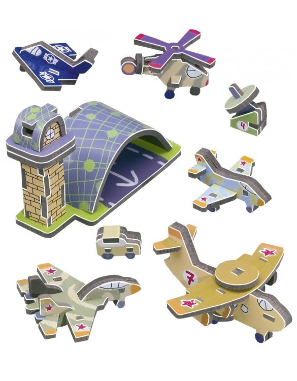 Обложка книги «3D puzzle "Аэродром на ладони"»