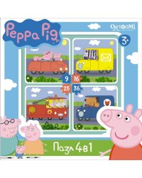 Пазл 4 в 1 "Peppa Pig. Транспорт", арт. 01597