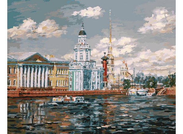 Обложка книги «Живопись на холсте "Кунсткамера", 40х50 см»