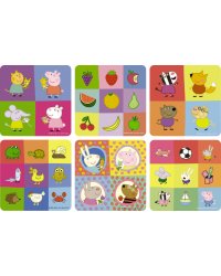 Пазл фигурный 6 в 1 Peppa Pig "Герои и предметы", арт. 01567