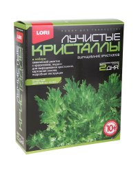 Выращивание кристаллов "Лучистые кристаллы. Зеленый кристалл"