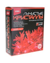 Выращивание кристаллов "Лучистые кристаллы. Красный кристалл"