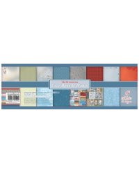 Набор бумаги для скрапбукинга "Однажды зимой", 30,5x30,5 см, 180 гр/м2, 9 листов