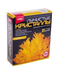 Выращивание кристаллов "Лучистые кристаллы. Желтый кристалл"