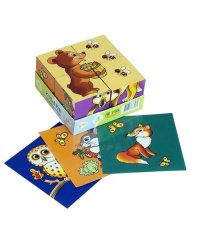Кубики с картинками Baby Step "Лесные животные"
