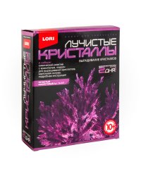 Выращивание кристаллов "Лучистые кристаллы. Фиолетовый кристалл"