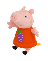 Мягкая игрушка "Свинка Пеппа с виноградом"
