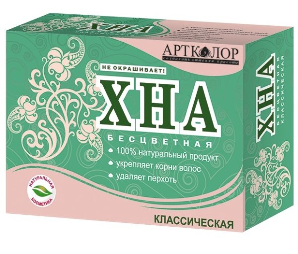 Обложка книги «Хна бесцветная классическая "Артколор", 100 грамм»