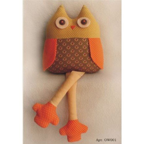 Набор для изготовления текстильной игрушки "Owl`s Story", 29 см, арт. OW001