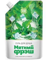 Крем-гель для душа Fresh Fruit "Мятный фреш", 200 мл