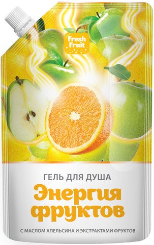Крем-гель для душа Fresh Fruit "Энергия фруктов", 200 мл