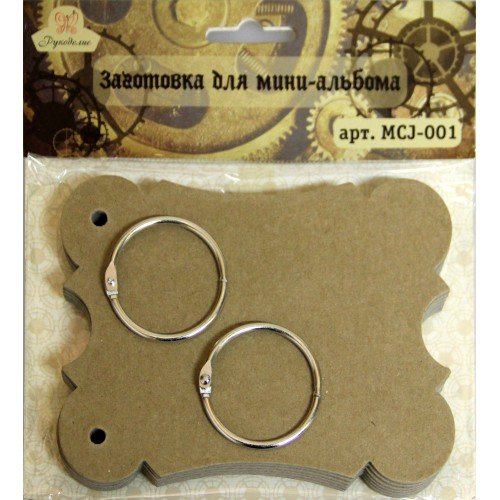 Заготовки для мини-альбома, 6 штук, арт. MCJ-001