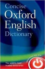 Concise Oxford English Dictionary: Main edition