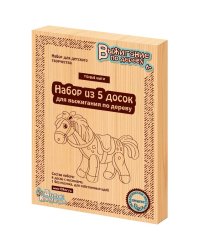 Доски для выжигания "Первые шаги", 5 штук