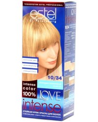 Крем-краска "Estel Love Intense", №10/34 солнечный блондин
