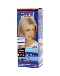 Крем-краска "Estel Love Intense", №10/65 жемчужный блондин