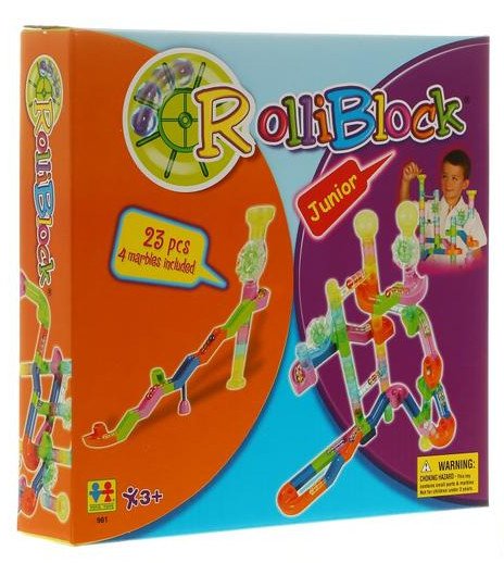 Обложка книги «Конструктор "Крутые виражи RolliBlock Junior" (23 детали)»