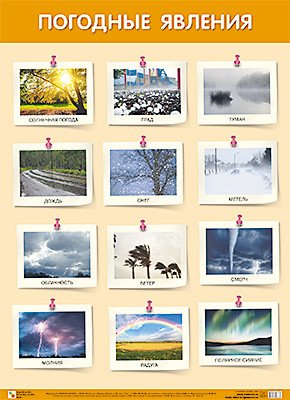 Обложка книги «Плакат "Погодные явления"» — Нафиков Р.М., ISBN 9785431508660