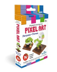 Конструктор 3D-пиксели 2 в 1 "Лягушка. Птичка", арт. 02305