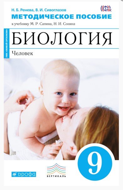 Биология. 9 класс. Человек. Методическое пособие. Вертикаль. ФГОС