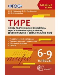 Тире между подлежащим и сказуемым, тире в неполном предложении, соединительные и выделительные тире. 6-9 классы. ФГОС