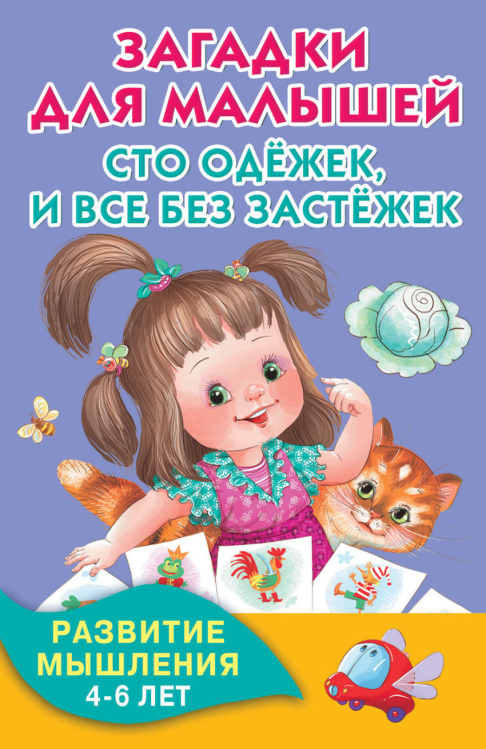 Книжка в кармашек Загадки для малышей. Сто одежек, и все без застежек