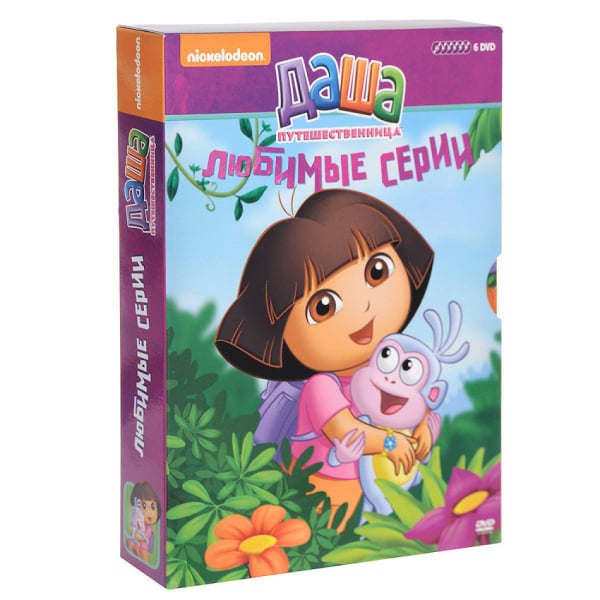 DVD. Коллекция мультфильмов Nickelodeon. Даша-путешественница. Любимые серии. Выпуск 1 (количество DVD дисков: 6)