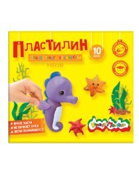 Пластилин &quot;Каляка-Маляка&quot;, 10 цветов, 150 грамм, стек