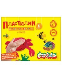 Пластилин &quot;Каляка-Маляка&quot;, 6 цветов, 90 грамм, стек