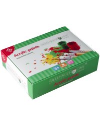 Краски акриловые, 12 цветов, 20 мл