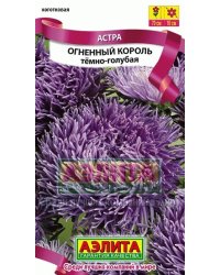 Семена. Астра "Огненный король", темно-голубая, однолетник (вес: 0,2 г)