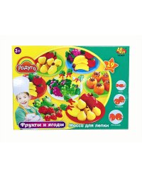 Масса для лепки. Фрукты и ягоды