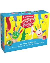 Пальчиковые краски &quot;ArtBerry с Алоэ Вера&quot;, 6 цветов, 35 мл