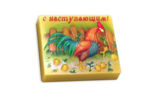 Пластиковая форма "Петух. С наступающим"