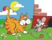 Обложка книги «Деревянный пазл. Кот и мышонок»