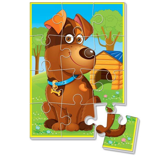 Обложка книги «Мягкие пазлы "Собачка"»