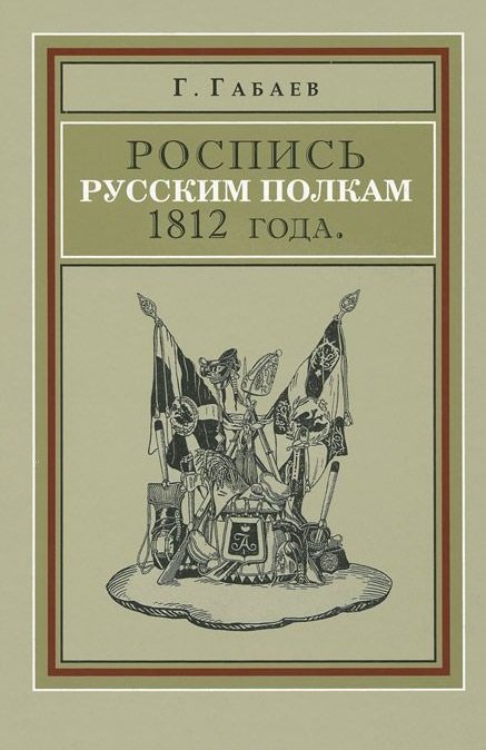 Роспись русским полкам 1812 года. Справочник о полках регулярной пехоты и кавалерии 1812 г