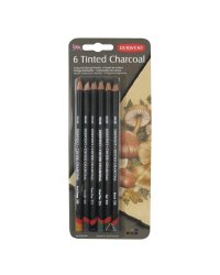 Набор угольных карандашей "Tinted Charcoal", 6 штук