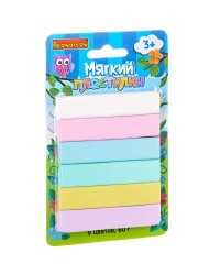 Мягкий пластилин, 6 цветов