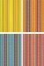 Цветной картон поделочный с тиснением, А4, 4 листа, 4 цвета, "Полоски"