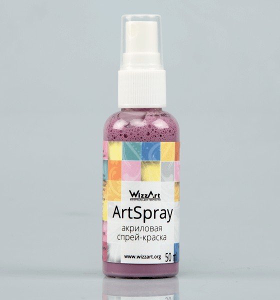 Обложка книги «Спрей-краска "ArtSpray", пепельная роза, 50 мл»